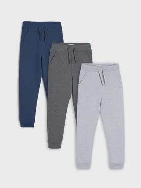 Spodnie dresowe jogger 3 pack - Granatowy