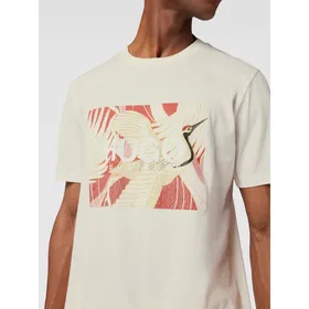 HUGO T-shirt z nadrukowanym motywem model ‘Dolive’