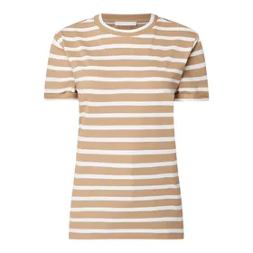 BOSS Casualwear T-shirt z lnu model ‘Espring’
