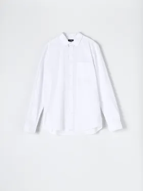 Bawełniana koszula o kroju regular fit. - biały
