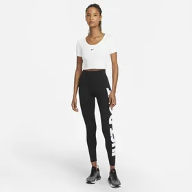Damskie legginsy z wysokim stanem Nike Sportswear Essential - Czerń