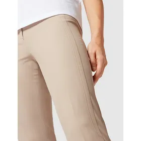 Cambio Spodnie ze streczu z plisami w pasie