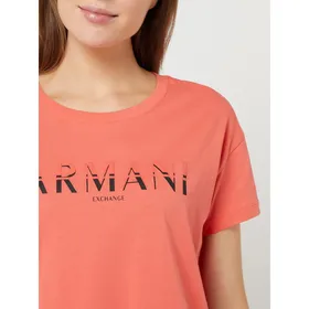 ARMANI EXCHANGE T-shirt z obniżonymi ramionami