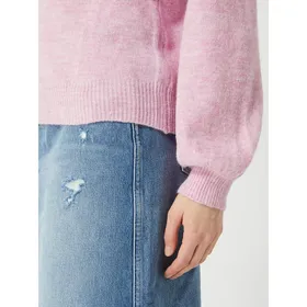 Pieces Sweter z bufiastymi rękawami model ‘Perla’