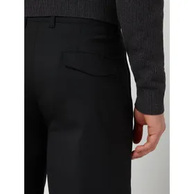 Drykorn Spodnie z zakładkami w pasie z dodatkiem żywej wełny model ‘Nosh’