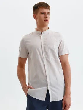 Koszula krótki rękaw  męska shaped fit