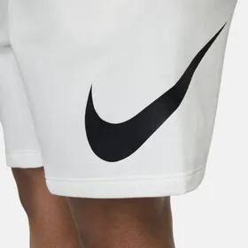 Spodenki męskie z nadrukiem Nike Sportswear Club - Biel
