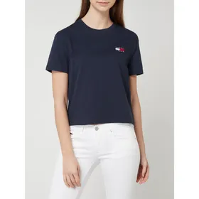 Tommy Jeans T-shirt o kroju pudełkowym z naszywką z logo