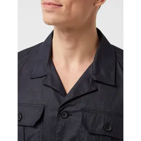 Drykorn Koszula casualowa o kroju regular fit z mieszanki bawełny i lnu model ‘Crim’