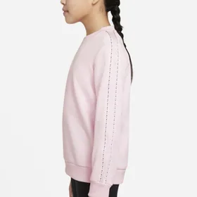 Bluza dresowa dla dużych dzieci (chłopców) Nike Sportswear - Różowy
