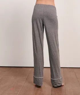 Warm Day Szerokie Spodnie W Jednolitym Kolorze - M - Szary - Etam
