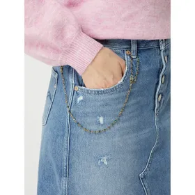 Replay Spódnica jeansowa z bawełny