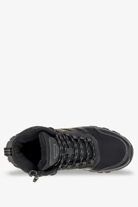 Czarne buty trekkingowe unisex sznurowane softshell badoxx lxc8291-w-b
