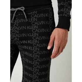 CK Calvin Klein Szorty z dzianiny dresowej z bawełny ekologicznej