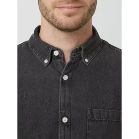 REVIEW Koszula jeansowa o kroju regular fit z bawełny