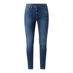 Pepe Jeans Jeansy z wysokim stanem o kroju skinny fit z dodatkiem streczu model ‘Regent’