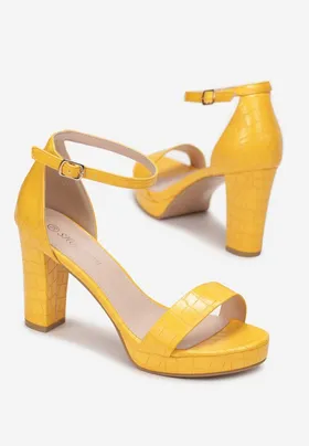 Żółte Sandały Kasolis