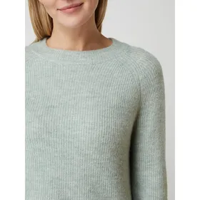 Pieces Sweter z prążkowaną fakturą model ‘Ellen’