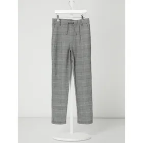 Only Luźne spodnie ze wzorem w kratkę glencheck model ‘Poptrash’