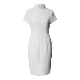 BOSS Sukienka etui z fakturowanym wzorem model ‘Davika’