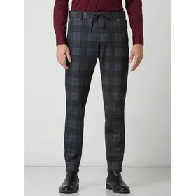 JOOP! Jeans Spodnie o kroju modern fit ze wzorem w kratę model ‘Maxton’