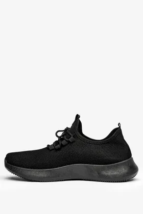 Czarne buty sportowe sznurowane Casu H214-1