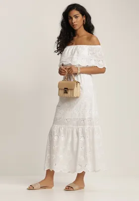 Biała Sukienka Menilophi