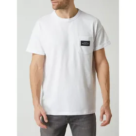 Tom Tailor Denim T-shirt o kroju relaxed fit z mieszanki bawełny