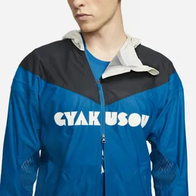 Męska kurtka trzywarstwowa Nike x Gyakusou - Niebieski