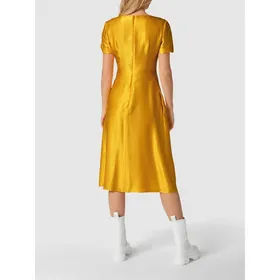 HUGO Sukienka z wiskozy w kopertowym stylu model ‘Kemona’