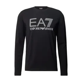 EA7 Emporio Armani Bluzka z długim rękawem i nadrukiem z logo