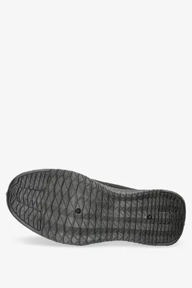 Czarne buty sportowe męskie sznurowane casu 204-19b