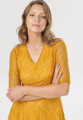 Żółta Sukienka Olinda