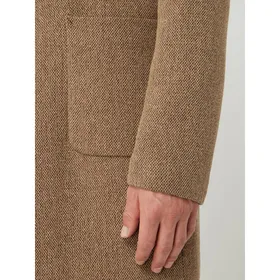 Cinque Krótki płaszcz z mieszanki wełny z dodatkiem lyocellu model ‘Pure’