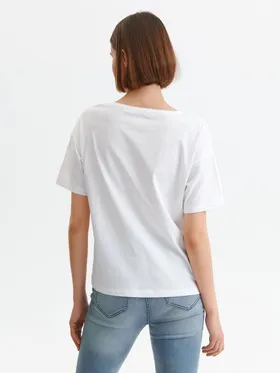 T-shirt krótki rękaw damski  z nadrukiem