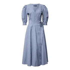 Polo Ralph Lauren Sukienka w kopertowym stylu ze wzorem w kratkę vichy