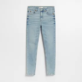 Jasnoniebieskie jeansy skinny fit - Niebieski