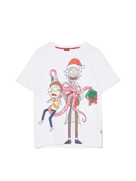 Świąteczny t-shirt z Rickiem i Mortym