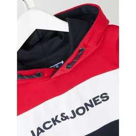 Jack & Jones Bluza z kapturem z blokowymi pasami