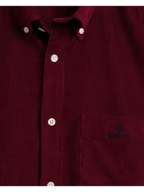 Koszula - Regular fit - w kolorze bordowym