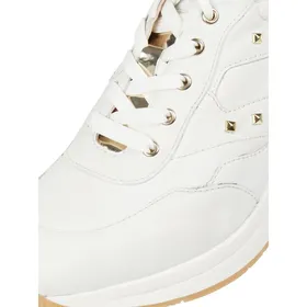 Gerry Weber Shoes Sneakersy skórzane na koturnie model ‘Affi’