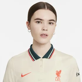 Damska koszulka piłkarska Nike Dri-FIT Liverpool FC 2021/22 Stadium (wersja wyjazdowa) - Brązowy
