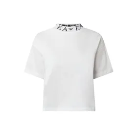Emporio Armani Krótki T-shirt z bawełny