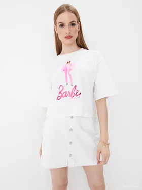 T-shirt Barbie™ - Biały