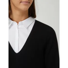 Cinque Sweter z drobną prążkowaną fakturą model ‘Ciaundry’