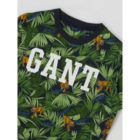 Gant T-shirt we wzory na całej powierzchni