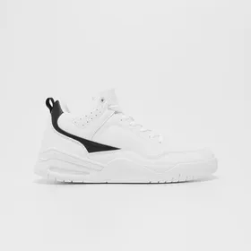 Sneakersy z kontrastową wstawką - Biały
