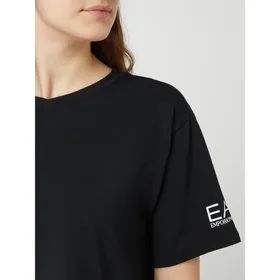 EA7 Emporio Armani T-shirt o pudełkowym kroju z nadrukiem z logo