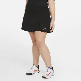 Damska spódniczka tenisowa NikeCourt Victory (duże rozmiary) - Czerń
