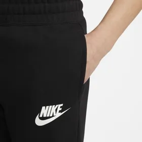 Spodnie z dzianiny dla dużych dzieci (dziewcząt) Nike Sportswear Club - Czerń